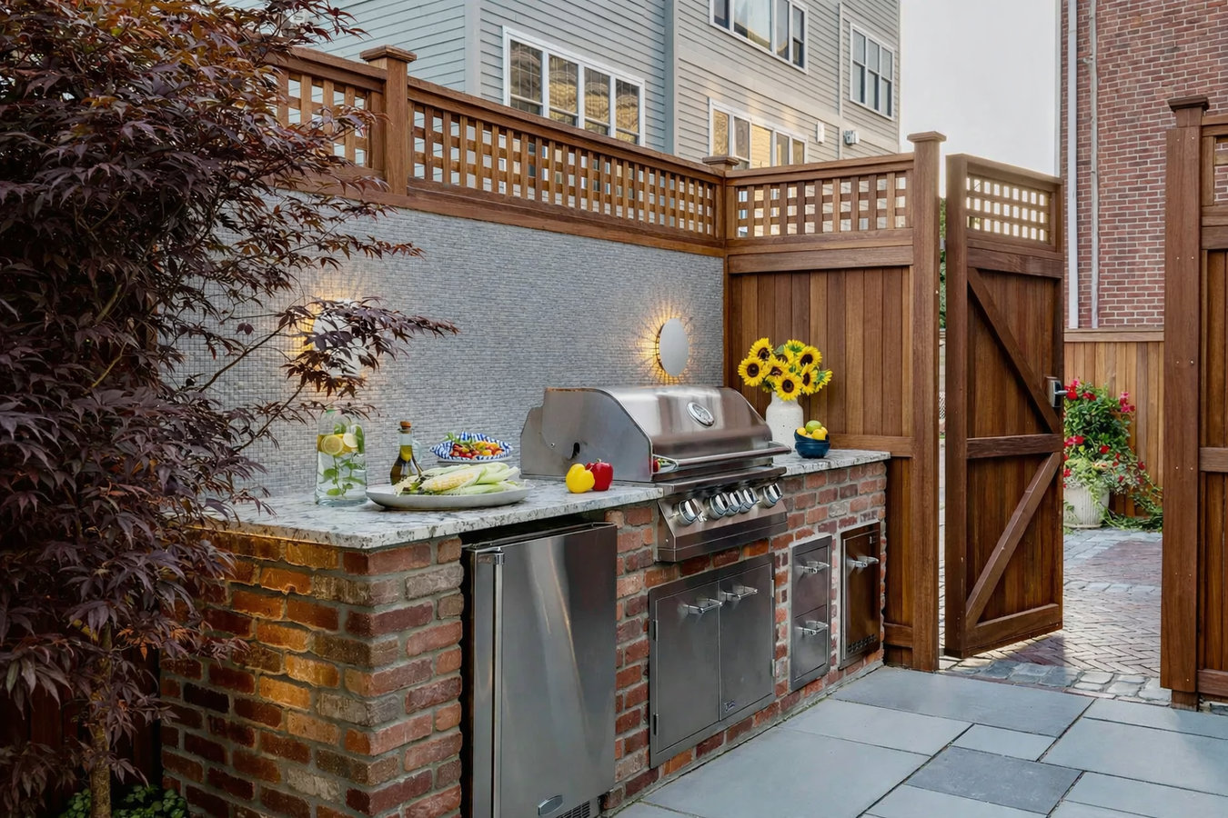 Outdoor kitchen masonry in Fremont, CA